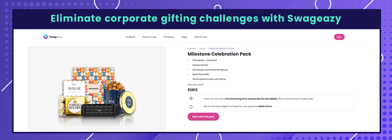 Eliminate corporate gifting challenges with Swageazy